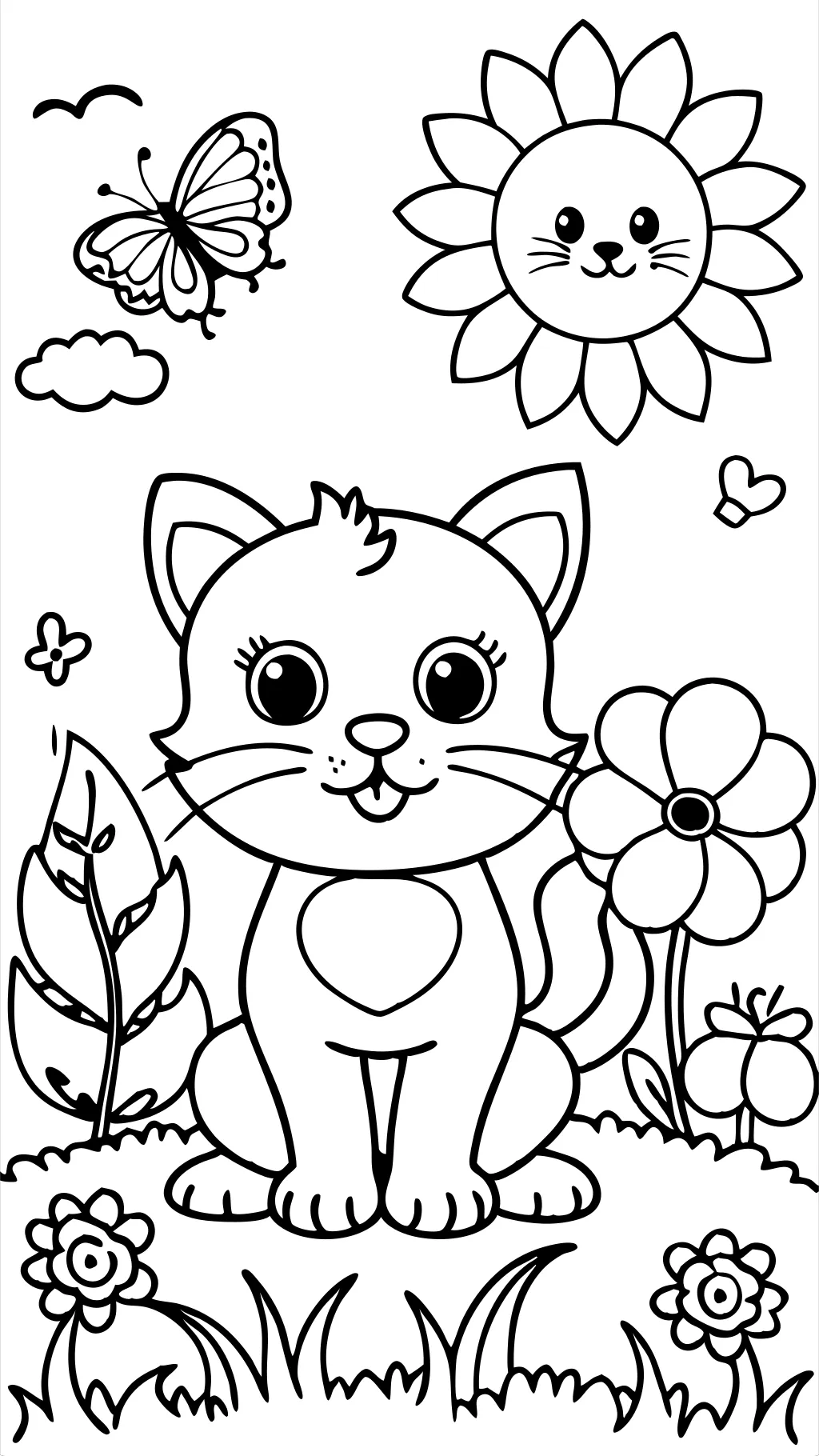 cute coloring pages pdf free